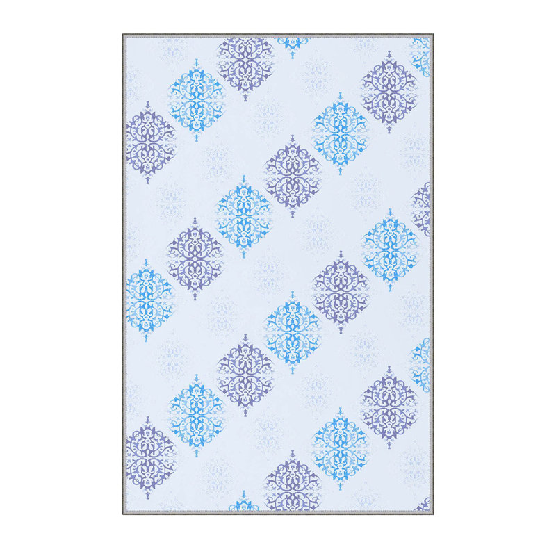 Luxueux tapis imprimé en 3D, 5,9 x 9,2 pieds | 100% polyester, velours de 0,3 po de hauteur, 650 g / m² | Antibactérien et antidérapant dessous, lavable à la machine pour un entretien facile | Parfait pour le salon, la chambre à coucher ou le bureau