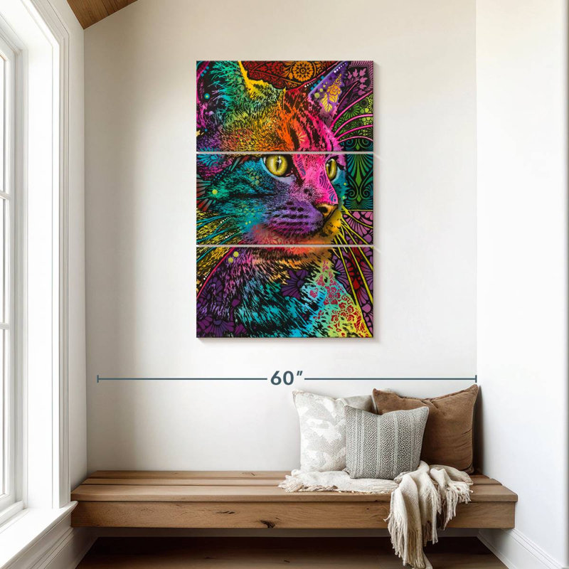 Brampt Felis, 45" H x 28" W