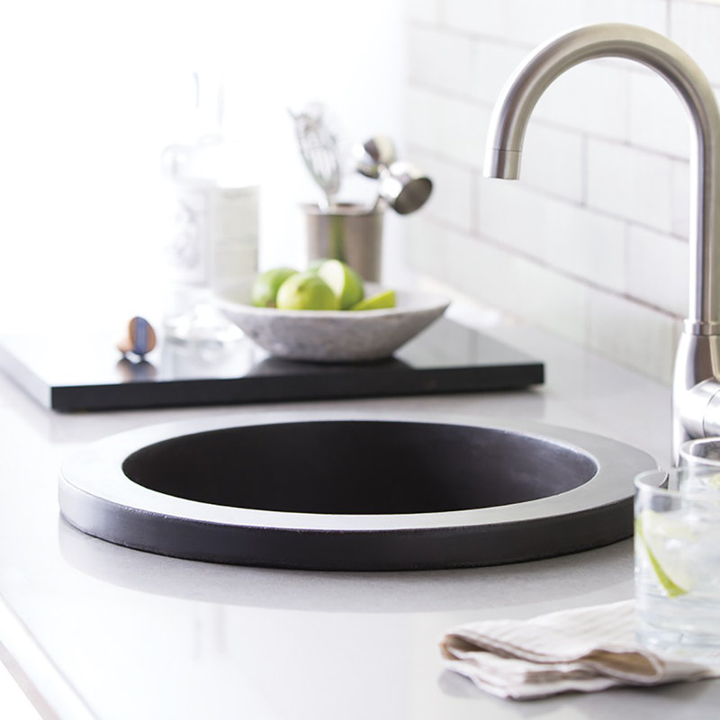 Olivos 16" L x 16" W Bar Sink, Pearl