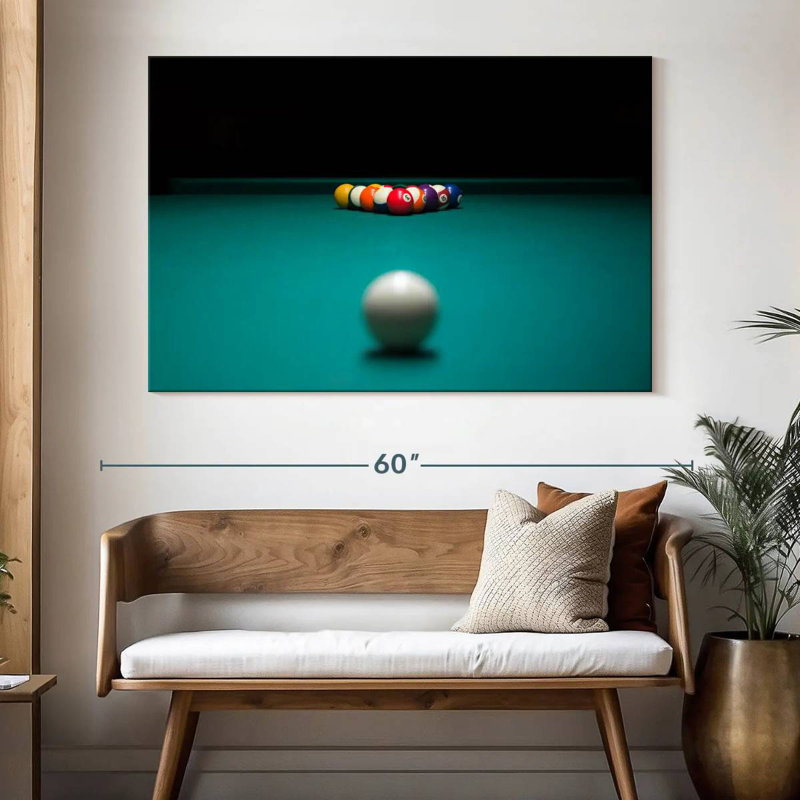 Table de billard Senne, H 34 po x l 51 po