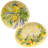 Certified International Lemon Zest  2Pc Platter Set