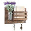 Wall Mail Organiser with Key Hooks