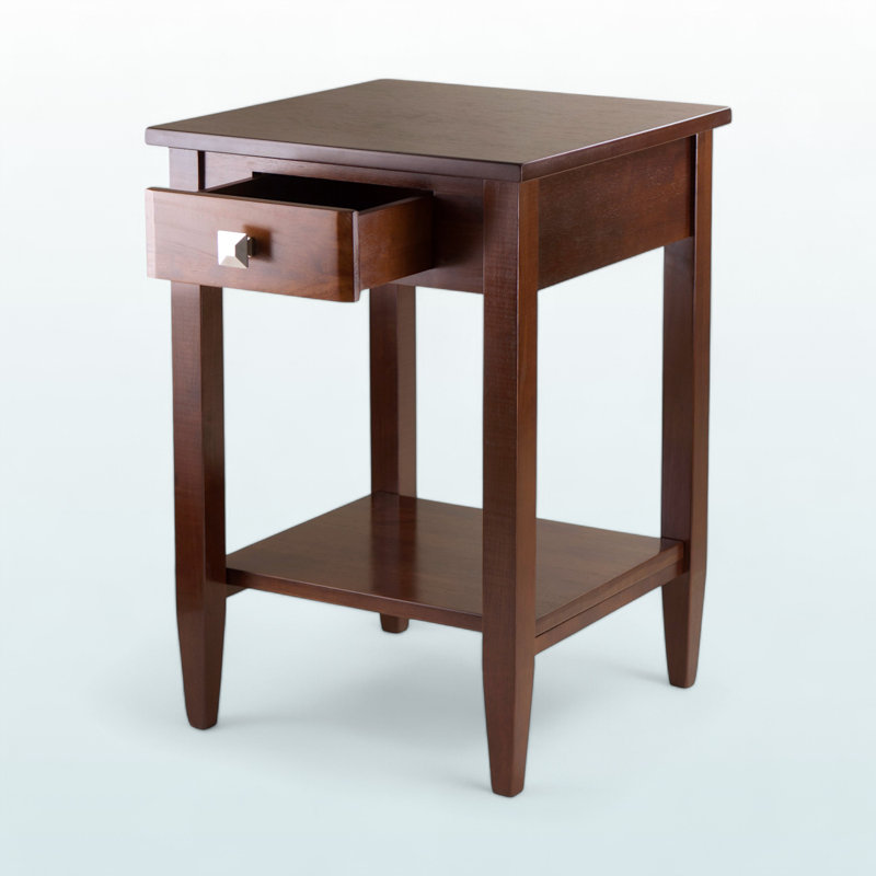 Hallicy End Table in Walnut