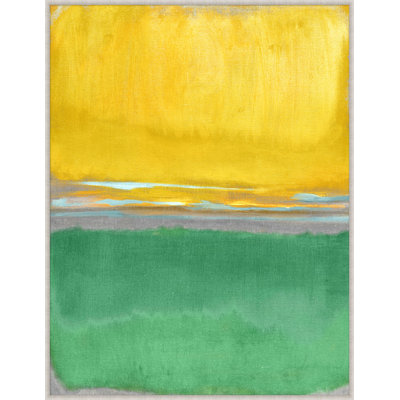 Verde 2' Framed Print on Canvas