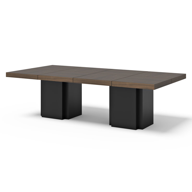 Laubestein Rectangular Dining Table, Brown/Black