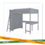Lit mezzanine double avec bureau et tablette-1273042596