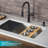 Sellette Pull Down Single Handle Kitchen Faucet-47436833
