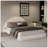 Unique Arched Boucle Bed With Small Table