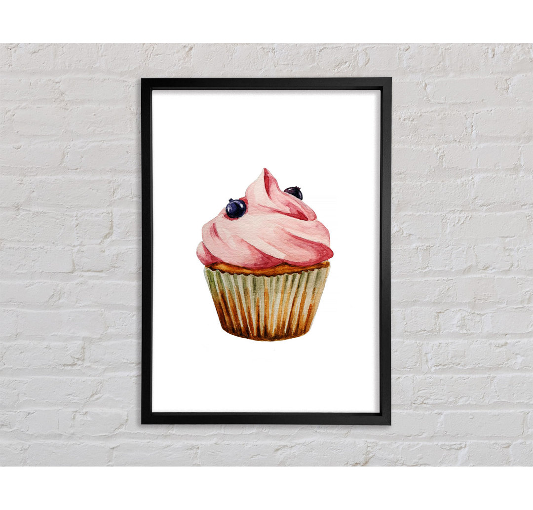 Cupcake 2 - Einzelner Bilderrahmen Kunstdrucke auf Leinwand