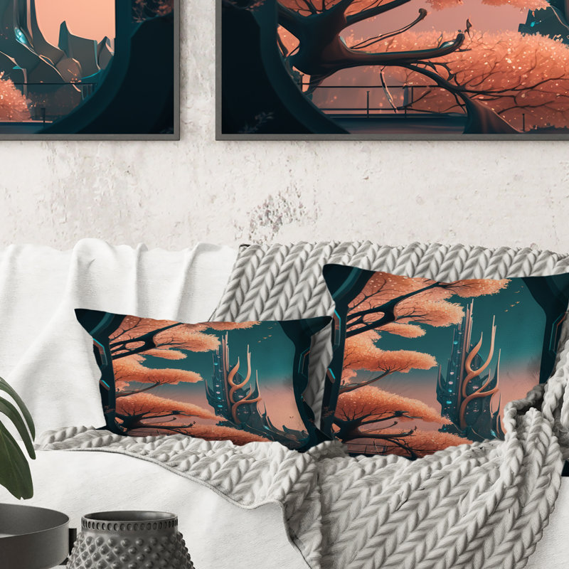 Coussin Futuristic Designs I - Monuments