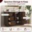 Ensemble de meuble-lavabo simple 48 po avec plateau en pierre d'ingénierie Arazia