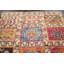 Tapis beige en laine noué à la main de conception unique 7 pi 9 po x 11 pi 0 po Moroccan