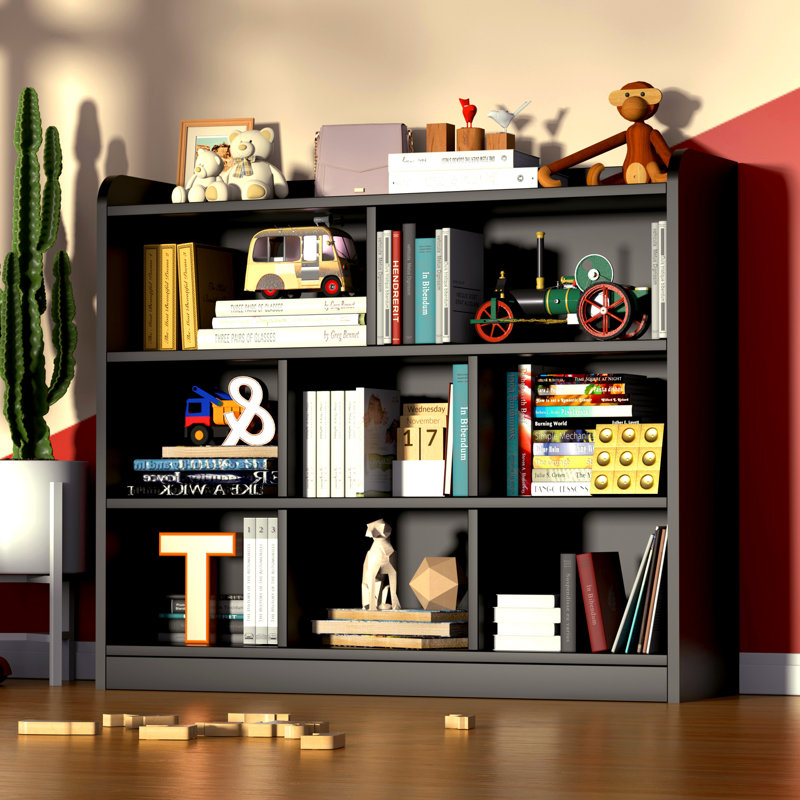 Isabelle & Max™ Bookshelf, 4-tier Anelisse Kids Bookshelf With Anti-tilt Device,8 Cube Storage Organizer 35.4" Tall Open Shelf Anelisse Book Shelf For Bedroom, Living Room