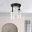Plafonnier encastré 3 lumières 10,36 po Prinsburg