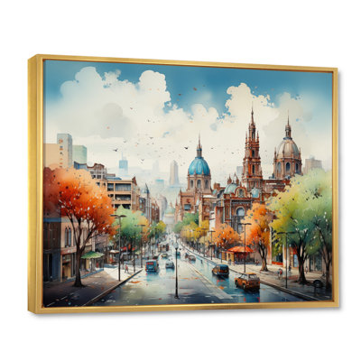 «Mexico City Vibrant Vistas I», reproduction d'art sur toile