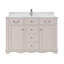 48" Cadet Finish Solid Wood Sink Vanity  With 1' Artificial Stone Top-381423753