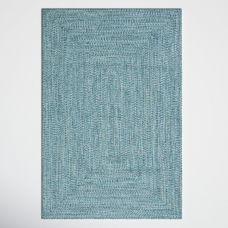 Sunbrella Half Circle Rug - French Blue