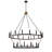 2-Tier Wagon Wheel Industrial Chandelier