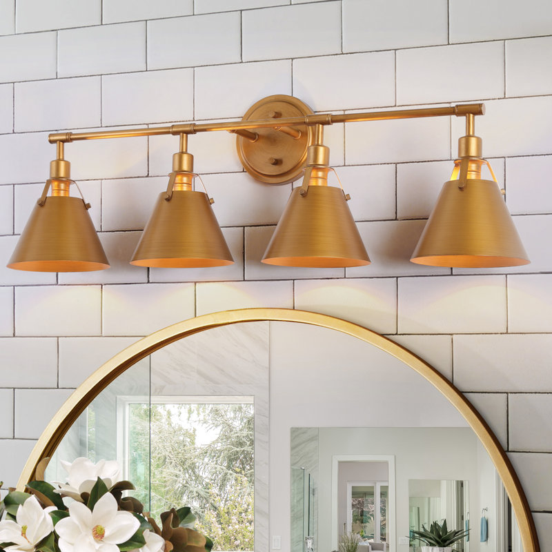 Bianco 4 - Light Dimmable Vanity Light, Copper