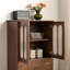 Armoire d'appoint en verre