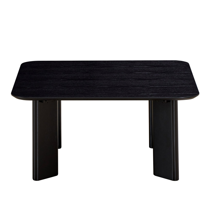 Joss 4 Legs Coffee Table, Black Ash