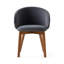 Tuka Upholstered Armchair with Wooden Frame-1188789863-1188789856