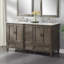 Ensemble de meuble-lavabo double 62 po Gerlef
