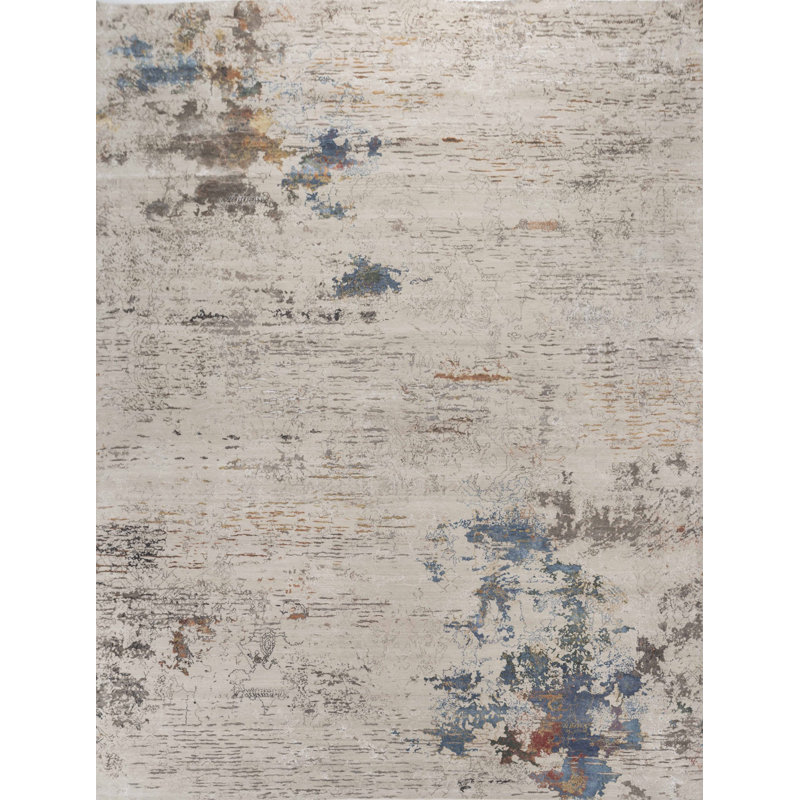 Contemporary Hand Knotted Wool Oriental Rug