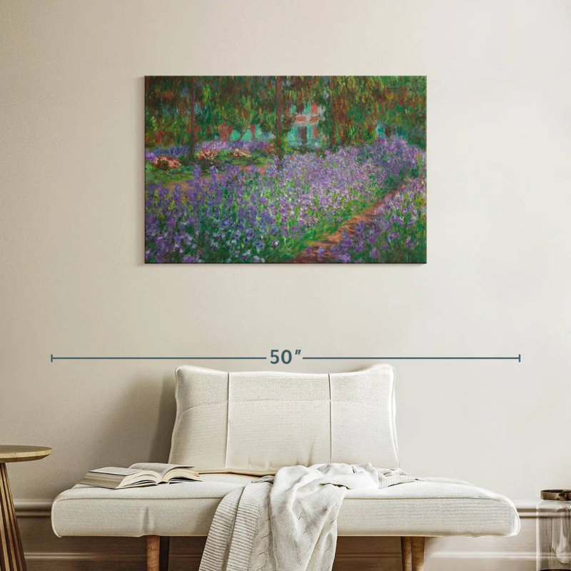 Senne, jardin de l'artiste à Giverny, 1900, H 24 po x l 36 po