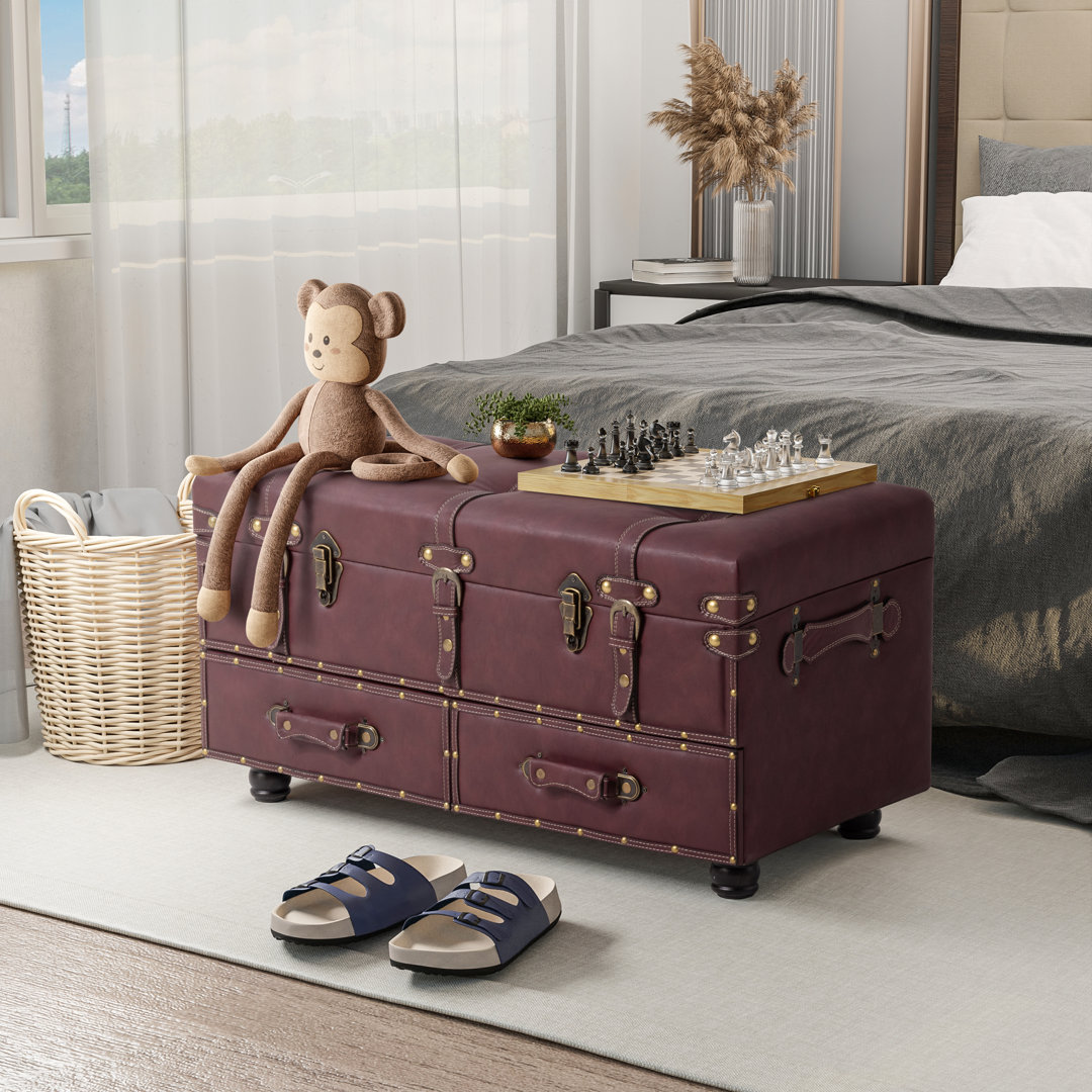 Aislah Storage Bench Charlton Home® 