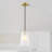 Winda 1 - Light Brushed Gold Single Pendant
