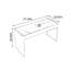 Bureau rectangulaire Simple Light Luxury-1204931859