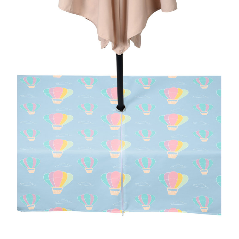 Zachariah Geometric Tablecloth, 104" x 60"