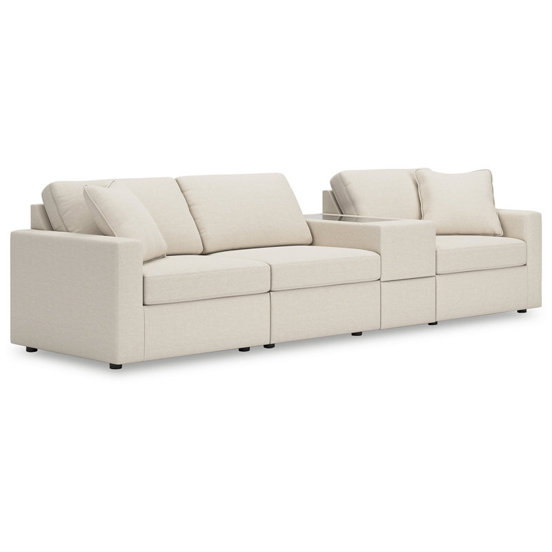 Braintree 4-Piece Sectional With Storage Console