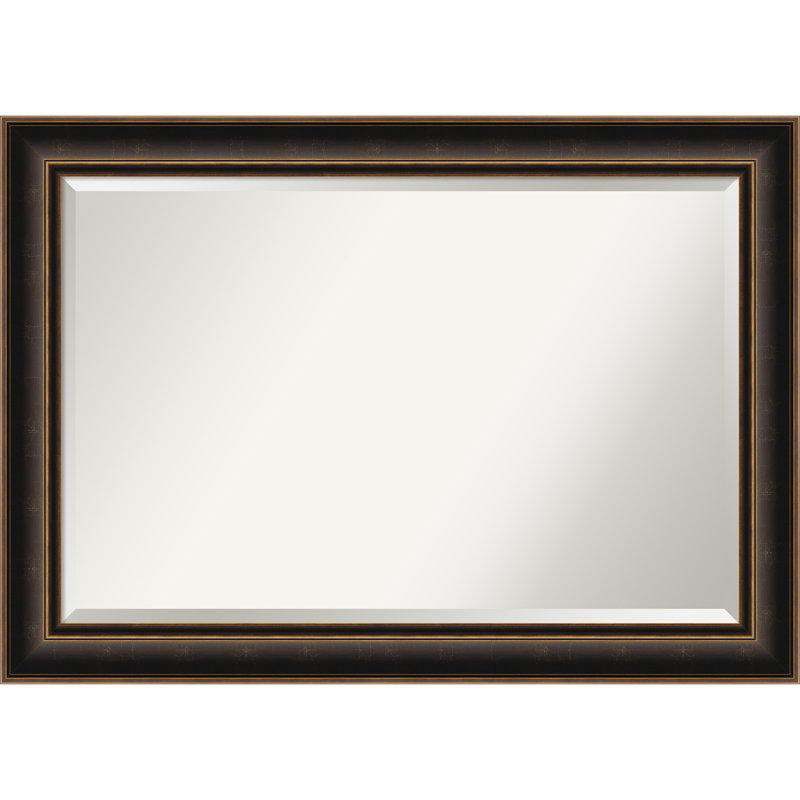 Earnst Solid Wood Wall Mirror, 29.75"H x 41.75"W, Rectangle