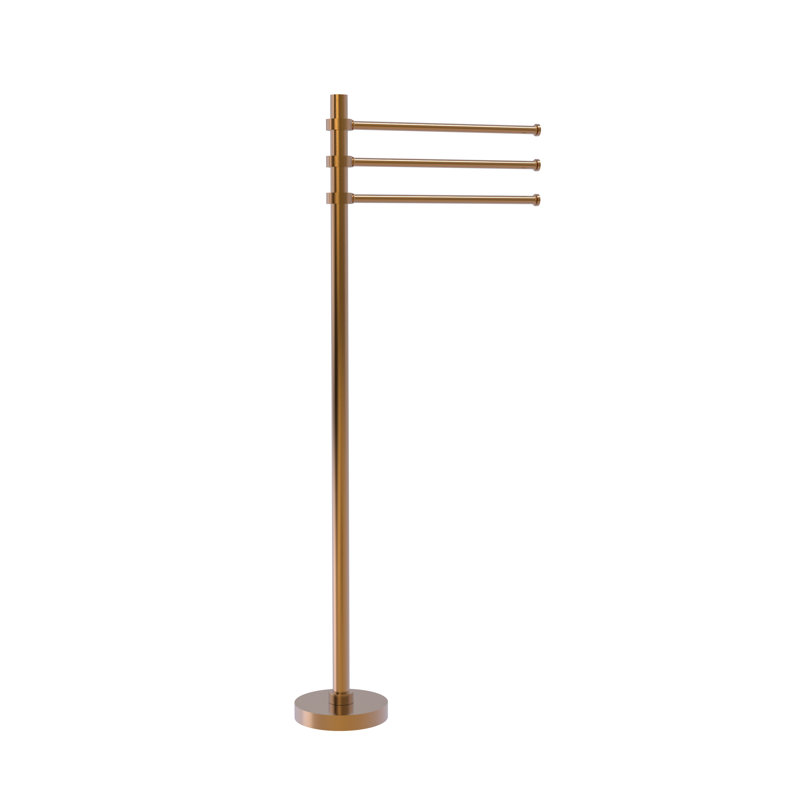 Porte-serviettes sur pied Gober, Bronze brossé
