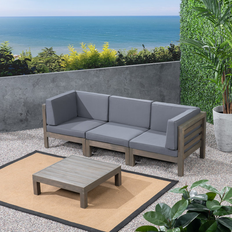 Acacia 3 - Person Patio Conversation Set with Cushions