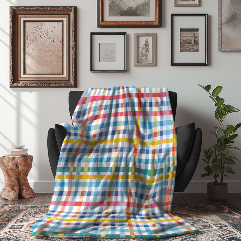 Bright Design - Couverture sherpa de qualité supérieure 1 pièce, L 50 po x L 60 po