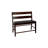 Pasko Azaria Dark-Brown Faux Leather Upholstered Seat Rectangular Counter Height Dining Room Set-109975468