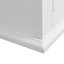 Two-Door Removable Wall Cabinet with Adjustable Shelves for Over the Toilet Bathroom Storage