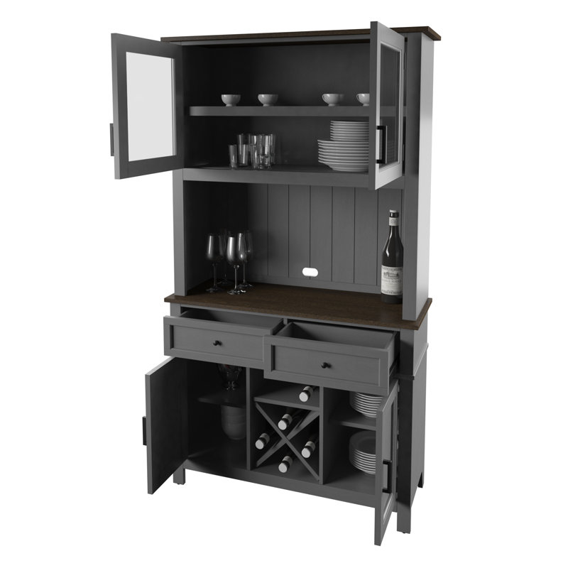 Huche de salle à manger Caister, Gris antique