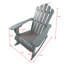 Chaise Adirondack inclinable en bois