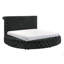 Lit de rangement en velours capitonné 1Pc-285995608