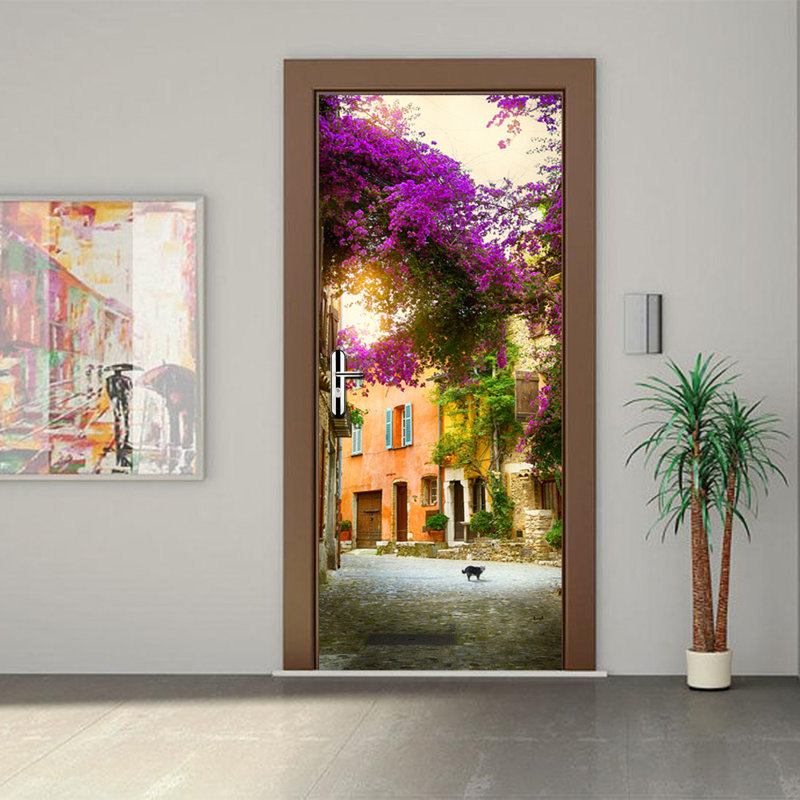 Décalcomanie murale jardin spring