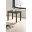 Élégant ensemble de tables basses 3 pièces et 1 table basse et 2 tables de bout gris foncé-444380499