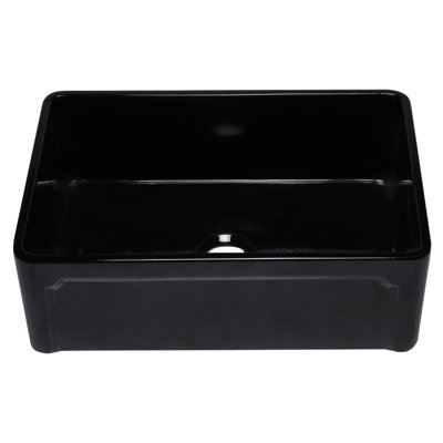 29.75'' L Single Bowl Fireclay Kitchen Sink