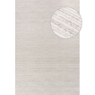 Carmel Modern Striped Cream/Grey Area Rug