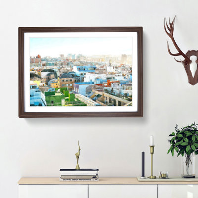 Rooftop View of Gran Canaria - Picture Frame Painting Print