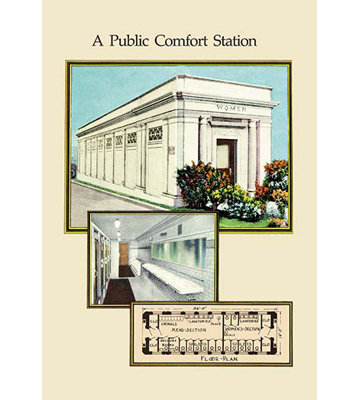 « public comfort station » par geo e. miller, impression