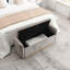 Banc 49 po avec rangement, repose-pieds avec charnière de sécurité-644145938